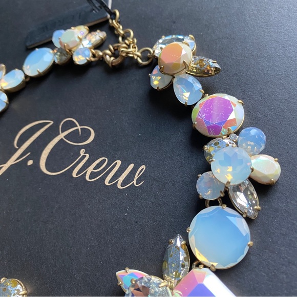 J. Crew Crystal Cluster necklace - Picture 4 of 6
